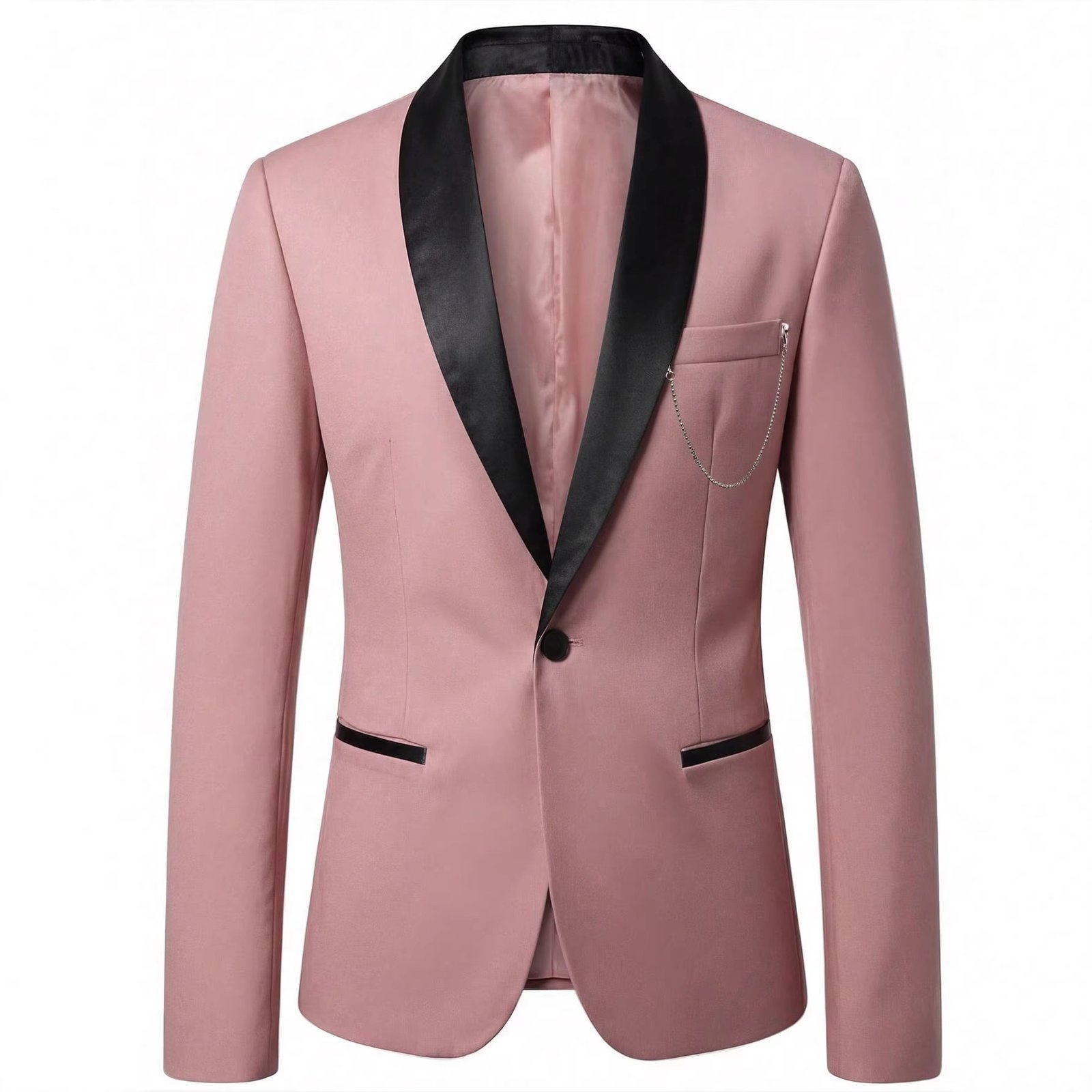 Men's Business Suit Wedding Groomsmen Jacket - Image 5