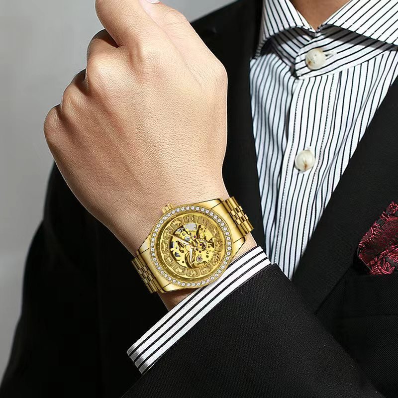 Waterproof Mens Business Automatic Mechanical Watch - Image 4