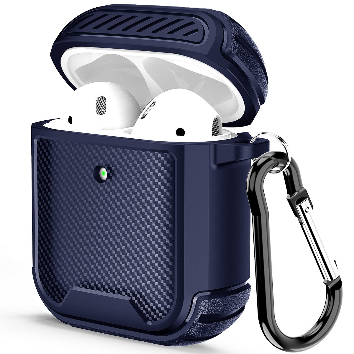 Compatible with Apple, For Apple AirPods Pro Case Carbon Fiber - Image 2