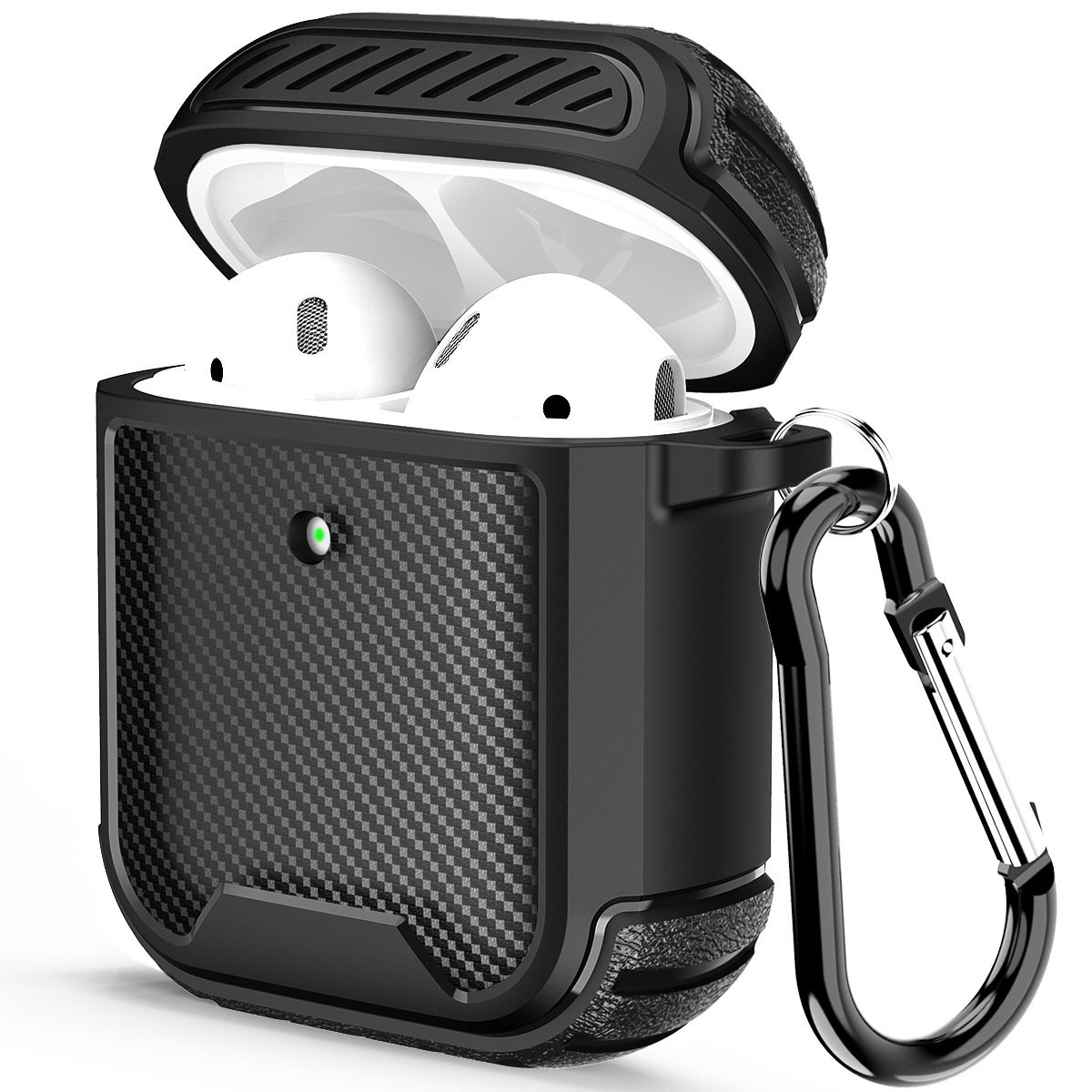 Compatible with Apple, For Apple AirPods Pro Case Carbon Fiber - Image 5