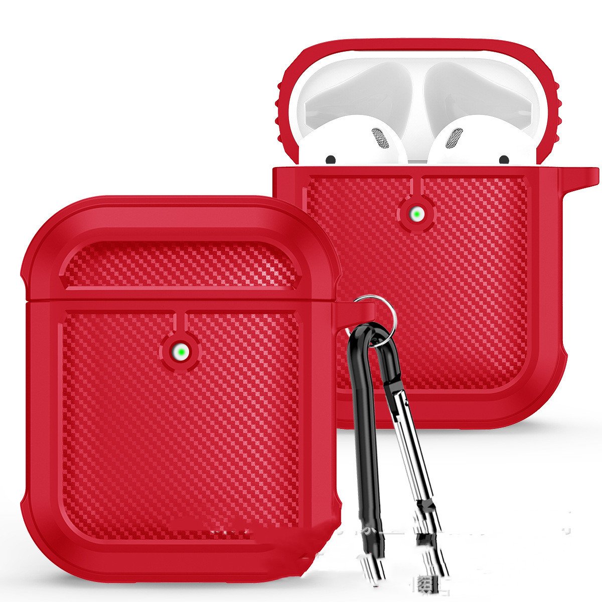 Compatible with Apple, For Apple AirPods Pro Case Carbon Fiber - Image 4
