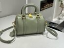 Genuine Leather Women's Bag, High-end Boston Style, Top-layer Cowhide Small Bag, Crossbody And Shoulder Bag, Oil Wax Leather Handbag