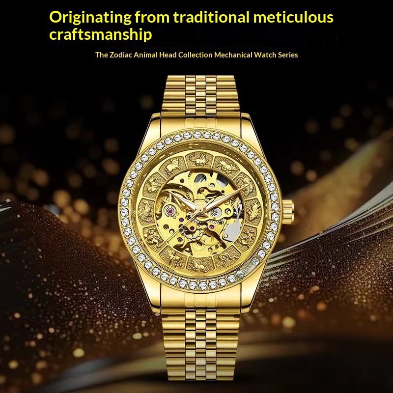 Waterproof Mens Business Automatic Mechanical Watch - Image 3