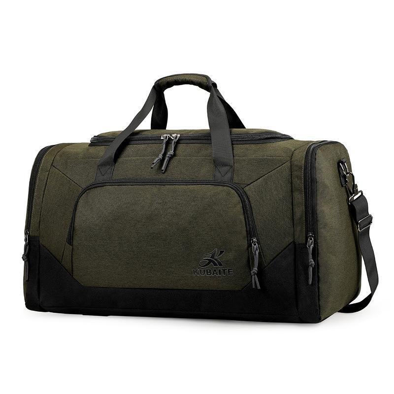 Multifunctional Solid-color Gym Bag With Large Capacity And Dry-wet Separation - Image 4