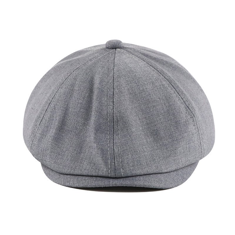 Solid Color Retro Beret Men And Women Spring, Autumn And Winter - Image 5