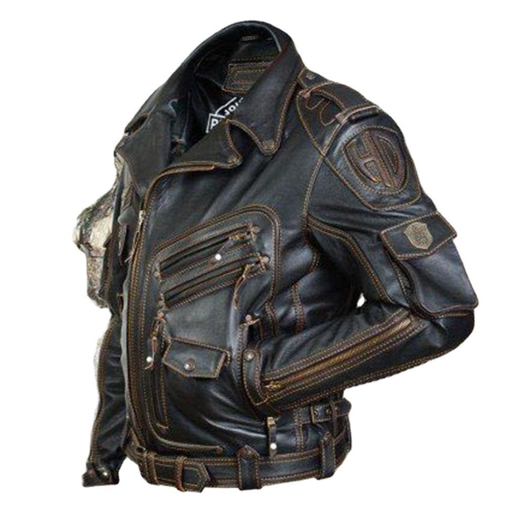 Men's Multi-pocket Personality Fur Coat Coat - Image 5
