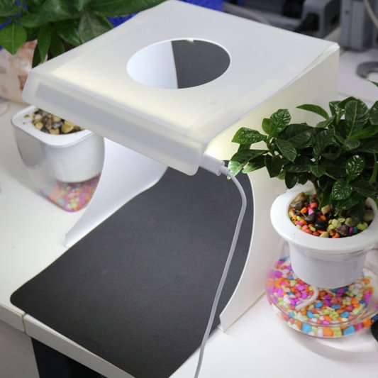Mini studio small photo studio props folding LED studio LED photo studio - Image 2