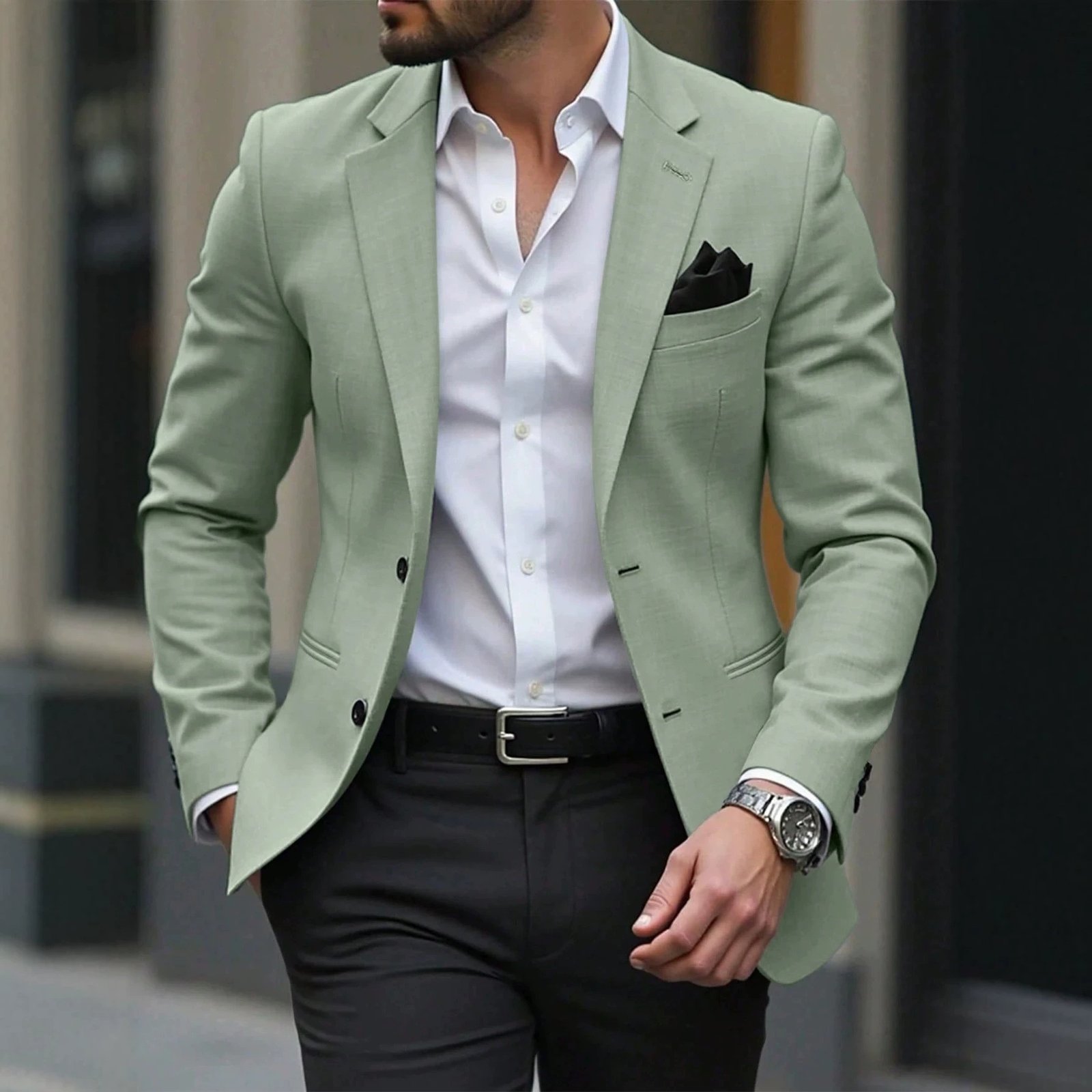 Men's Casual Light Business Suit Jacket