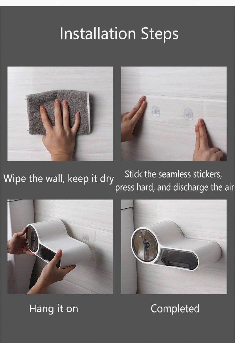 Home toilet bathroom roll holder - Image 7