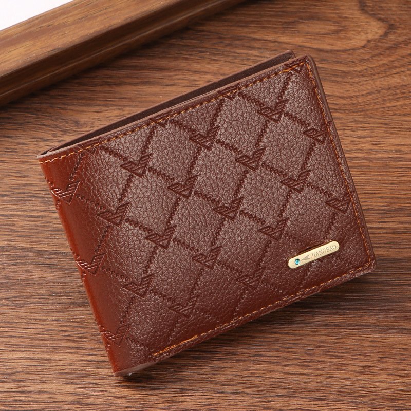Men's Wallet Card Holder Short Wallet - Image 3