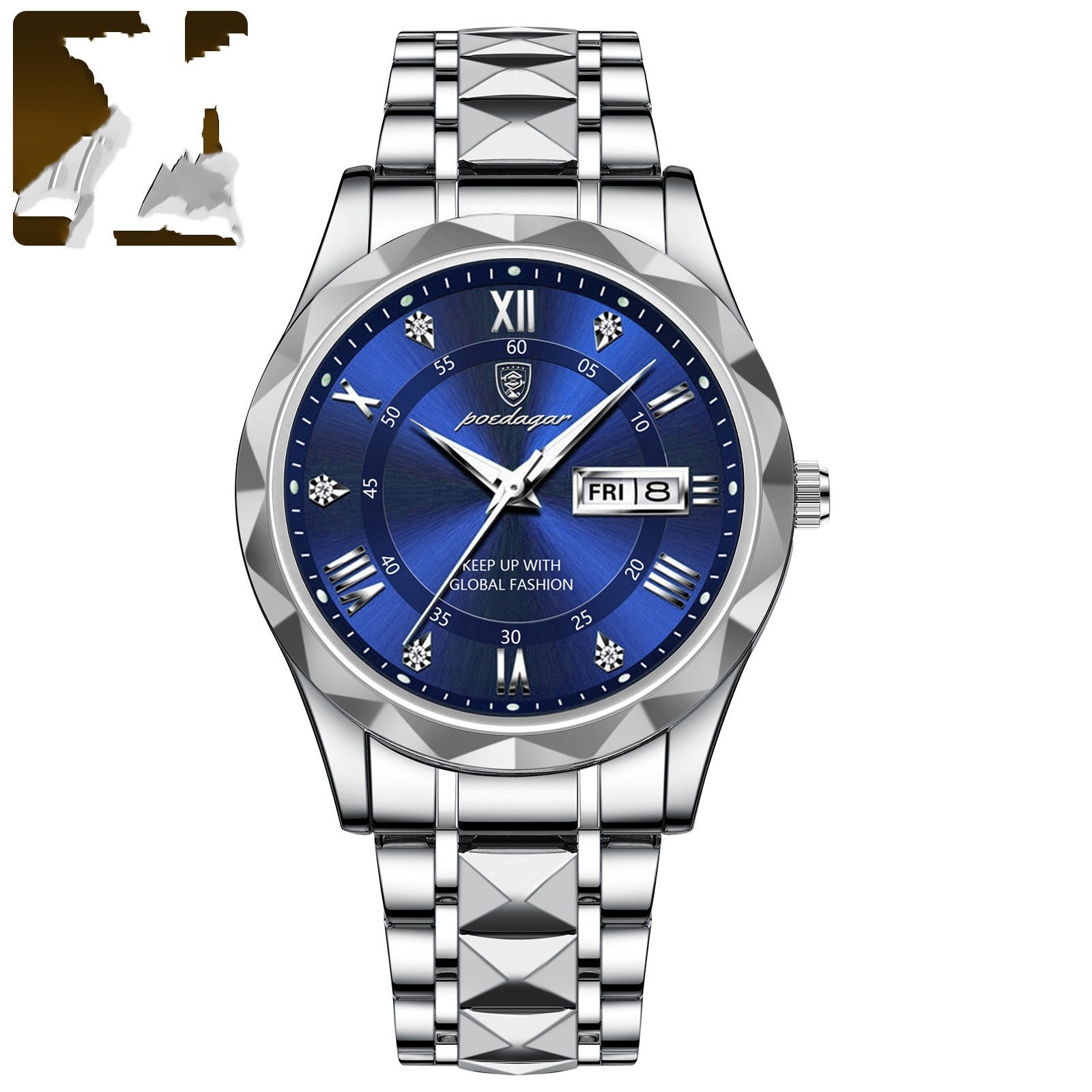 Mens Fully Automatic Waterproof Luminous Watch - Image 9