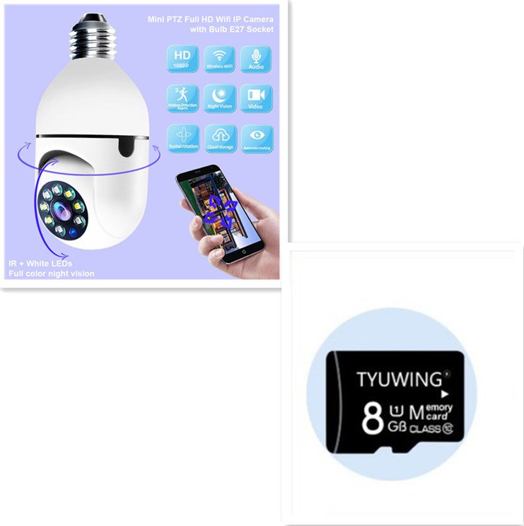 WiFi CAMERA 1080P Bulb 4X Zoom Camera E27 Home 5GWiFi Alarm Monitor - Image 10