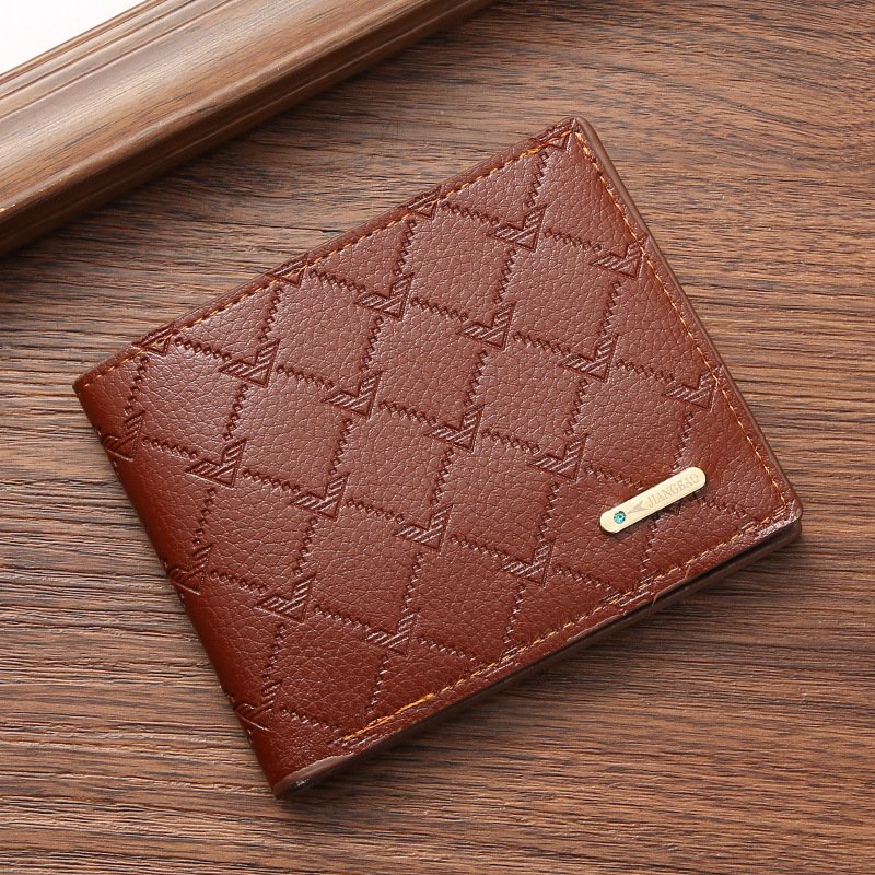 Men's Wallet Card Holder Short Wallet - Image 8
