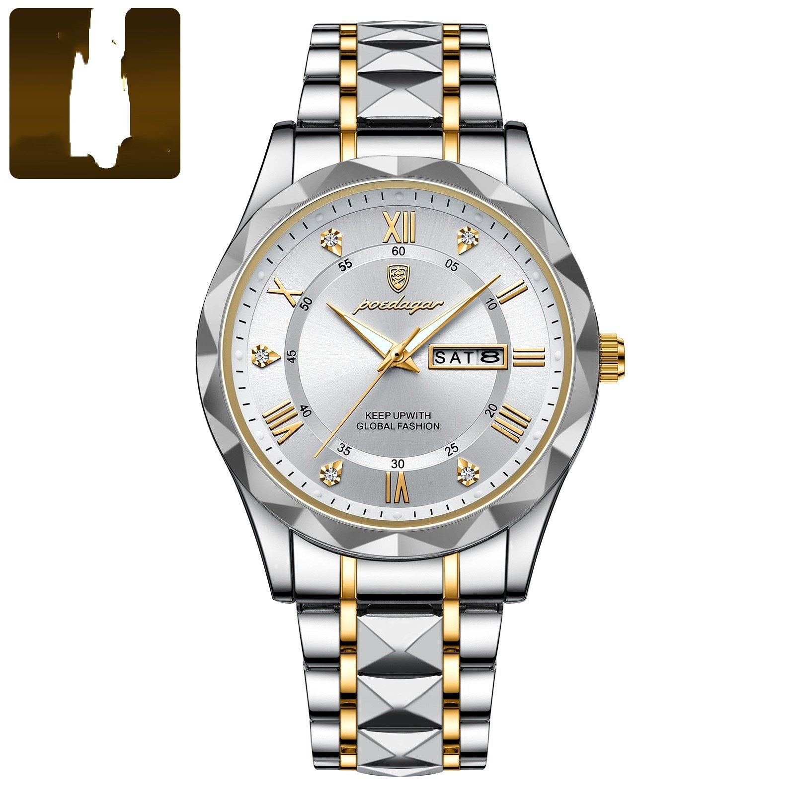 Mens Fully Automatic Waterproof Luminous Watch - Image 4