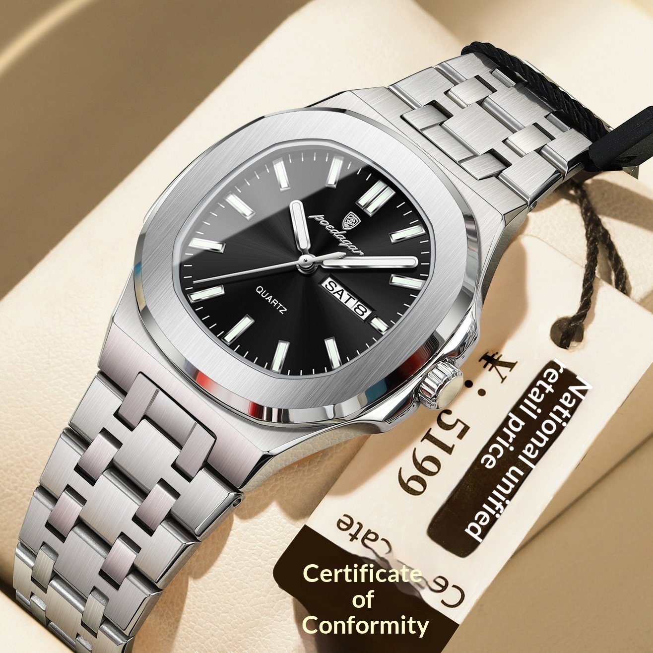 Ultra-thin Watch With Waterproof And Luminous Features - Image 5