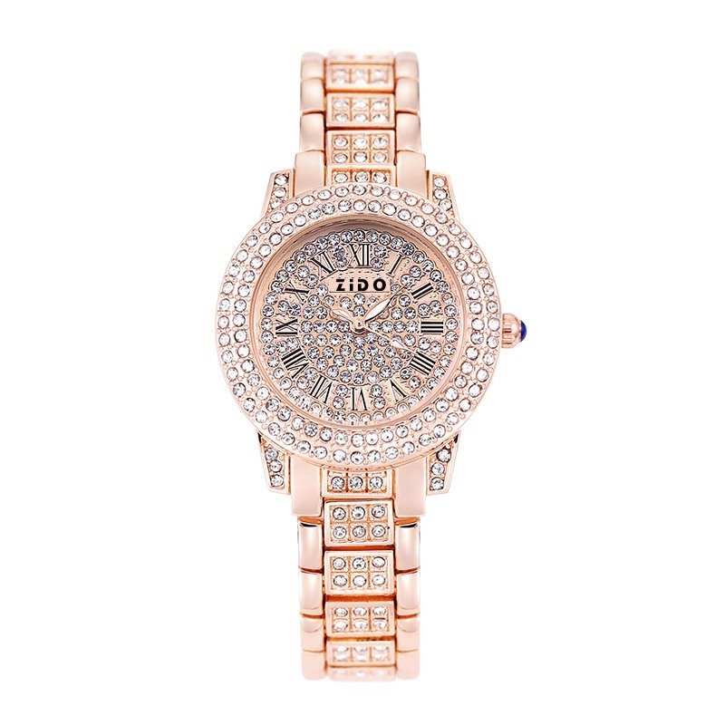 Fashionable Diamond-Encrusted Sports Watch For Women - Image 5